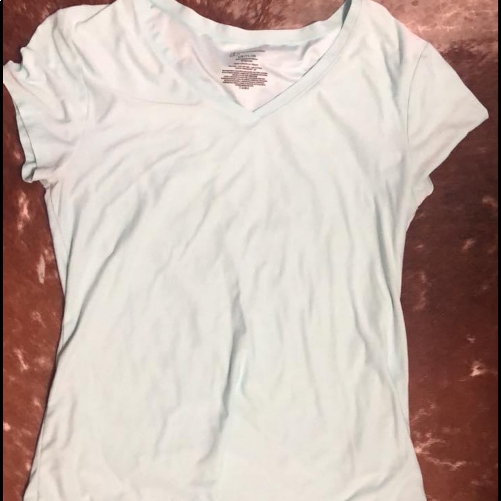 Turquoise active dry fit shirt